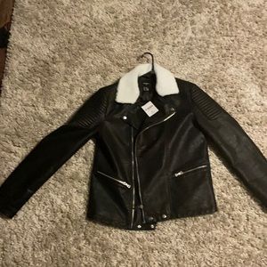 Black and white jacket